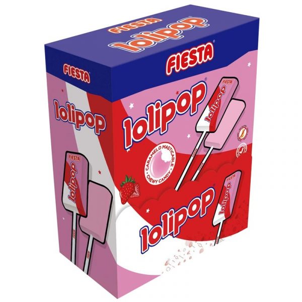 Caramelos Masticables Lolipop Fresa